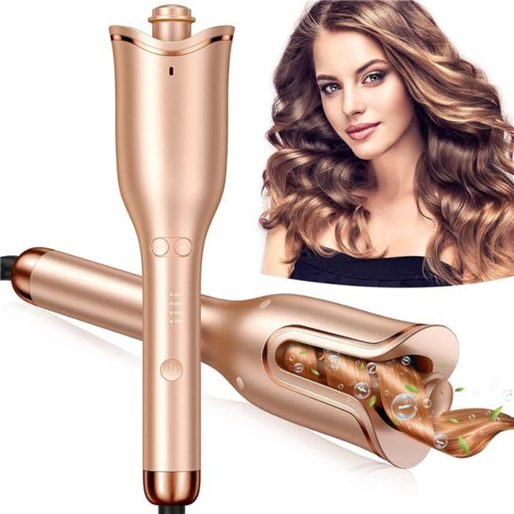 Automatic Curling Iron, Professional Automatic Hair Curler with 1" Curling Wand